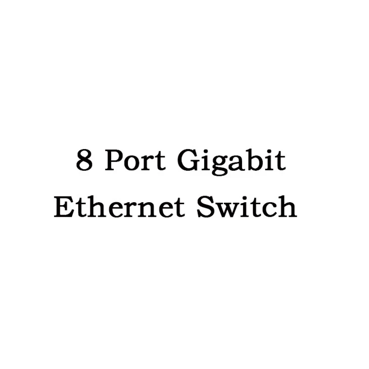 8portový gigabitový ethernetový přepínač